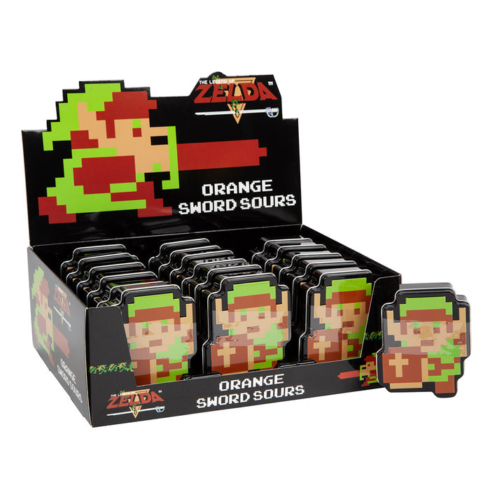 The Legend of Zelda Link's Master Sword Sour Orange Candy Tin - 18 Count