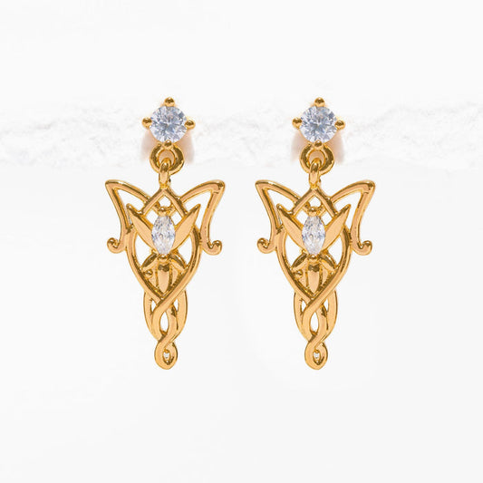 The Lord of the Rings Elven Dangle Earrings