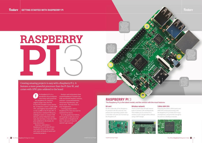 The Official Raspberry Pi Beginner's Book - With Raspberry Pi Zero! [discontinued] by Raspberry Pi Press - The Pi Hut
