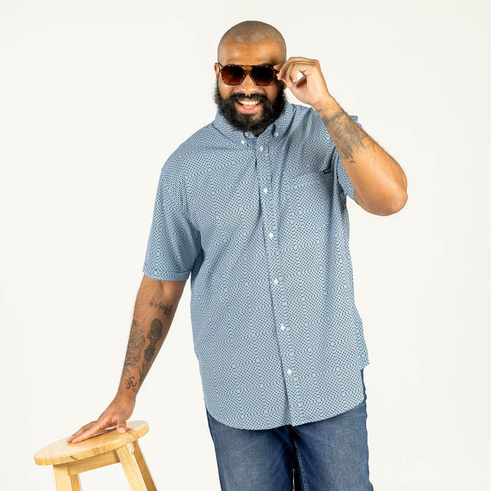 RSVLTS RSVLTS Short Sleeve Shirt The Royal – KUNUFLEX Short Sleeve Shirt The Royal – KUNUFLEX Short Sleeve Shirt