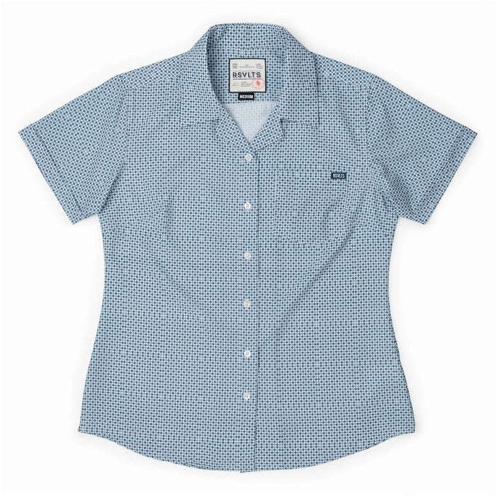 RSVLTS XS RSVLTS Women's Short Sleeve Shirt The Royal – Women's KUNUFLEX Short Sleeve Shirt The Royal – Women's KUNUFLEX Short Sleeve Shirt