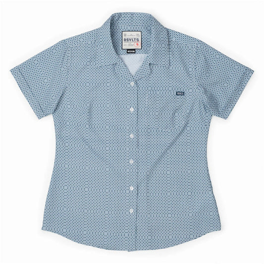 RSVLTS XS RSVLTS Women's Short Sleeve Shirt The Royal – Women's KUNUFLEX Short Sleeve Shirt The Royal – Women's KUNUFLEX Short Sleeve Shirt