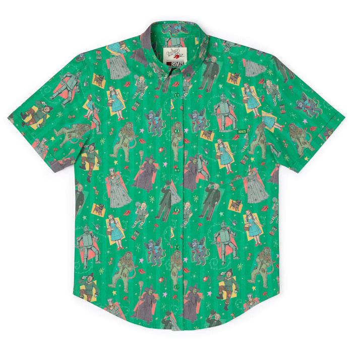 RSVLTS Wizard of Oz Short Sleeve Shirt The Wizard of Oz™ "Off to See the Wizard " – KUNUFLEX Short Sleeve Shirt The Wizard of Oz™ "Off to See the Wizard " – KUNUFLEX Short Sleeve Shirt