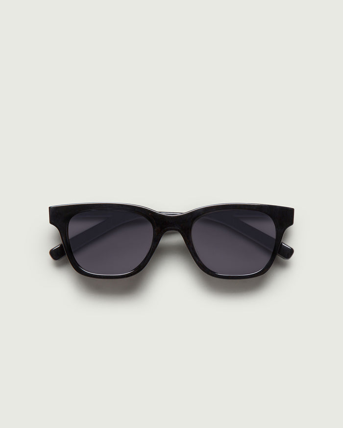 Ink::Theo Sunglasses square black plastic top