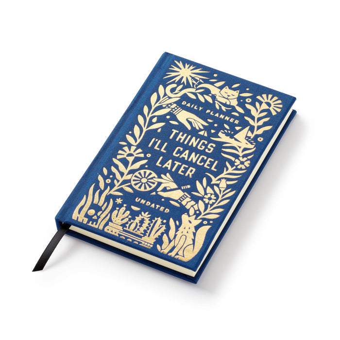 Things I'll Cancel Later Undated Mini Planner Brass Monkey