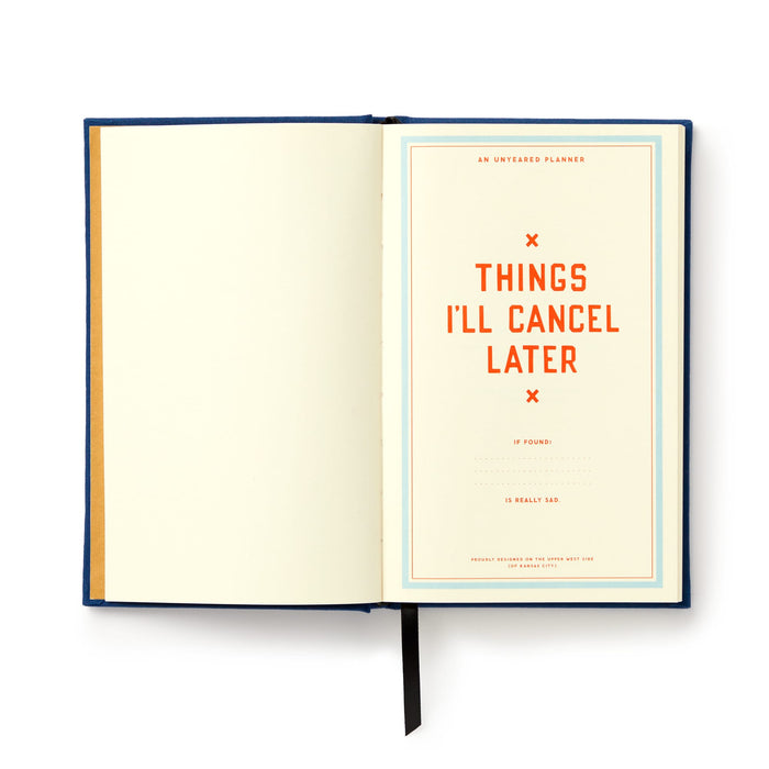 Things I'll Cancel Later Undated Mini Planner Brass Monkey