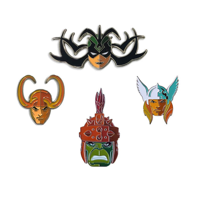 Thor Ragnarok Enamel Pin Set