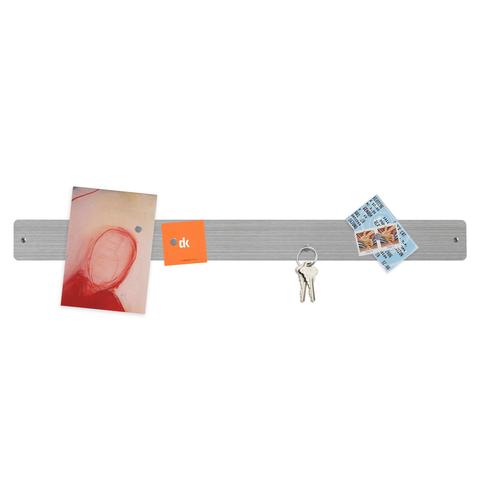 Three X Three Bulletin Board Strip Stainless (28" x 2.5")