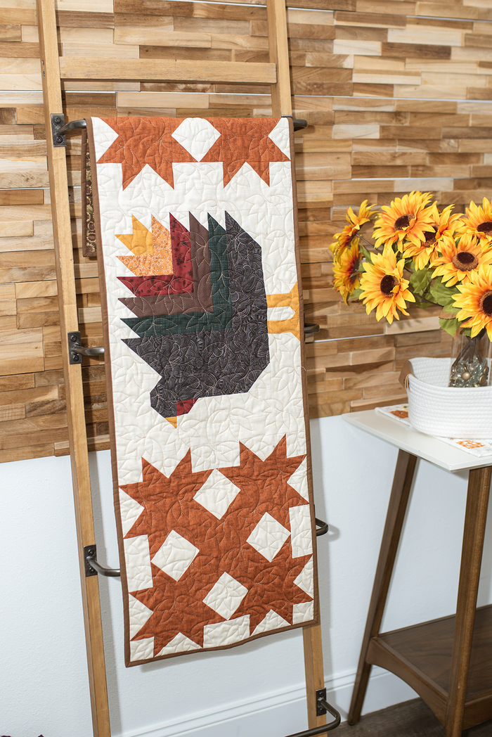 Time for Turkey Table Runner (Downloadable Sewing Pattern)