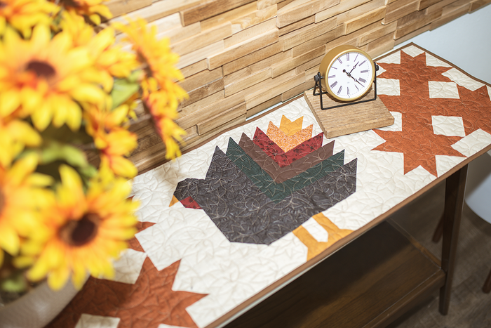 Time for Turkey Table Runner (Downloadable Sewing Pattern)