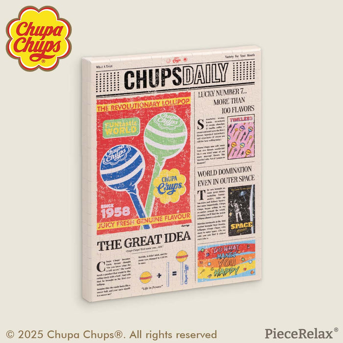 Breaking news! Chupa Chups candy is making a dazzling debut—check out today's Chups Daily for all the details. Let Chups Daily capture this memorable day for you! With&nbsp;PieceRelax, you’ll always get there.