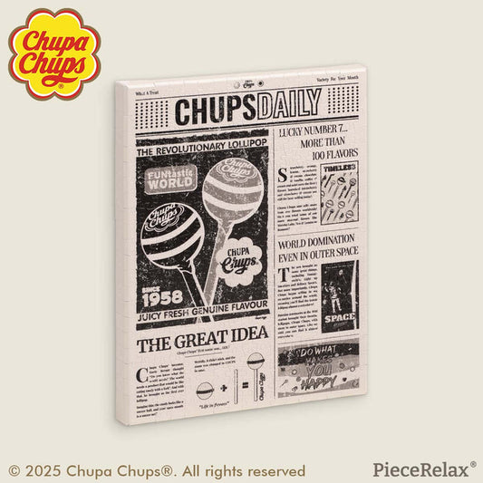 Breaking news! Chupa Chups candy is making a dazzling debut—check out today's Chups Daily for all the details. Let Chups Daily capture this memorable day for you! With PieceRelax, you’ll always get there.