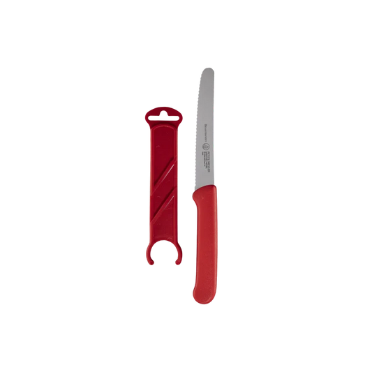 Tomato Paring Knife - red
