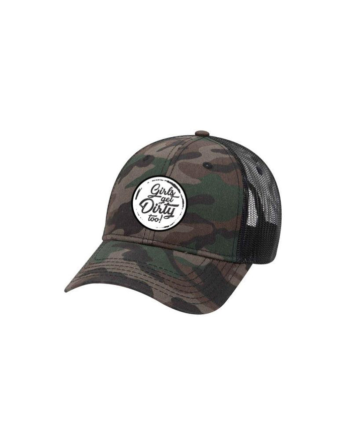 Tornado Low Profile Trucker Hat - Camo - OFF-ROAD VIXENS CLOTHING CO.