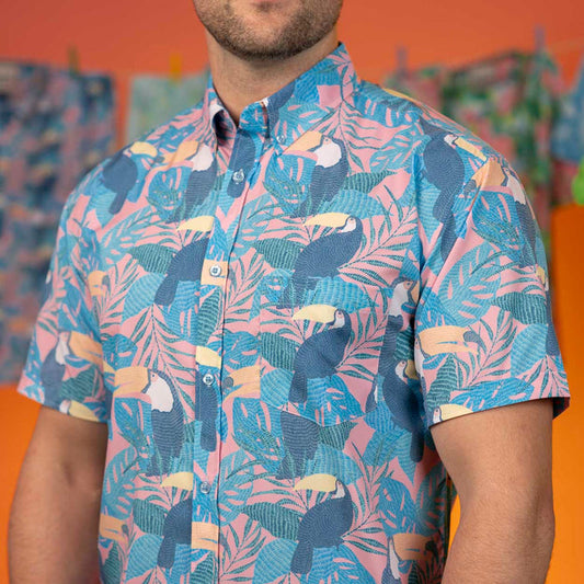 RSVLTS RSVLTS Short Sleeve Shirt Toucan Play – KUNUFLEX Short Sleeve Shirt