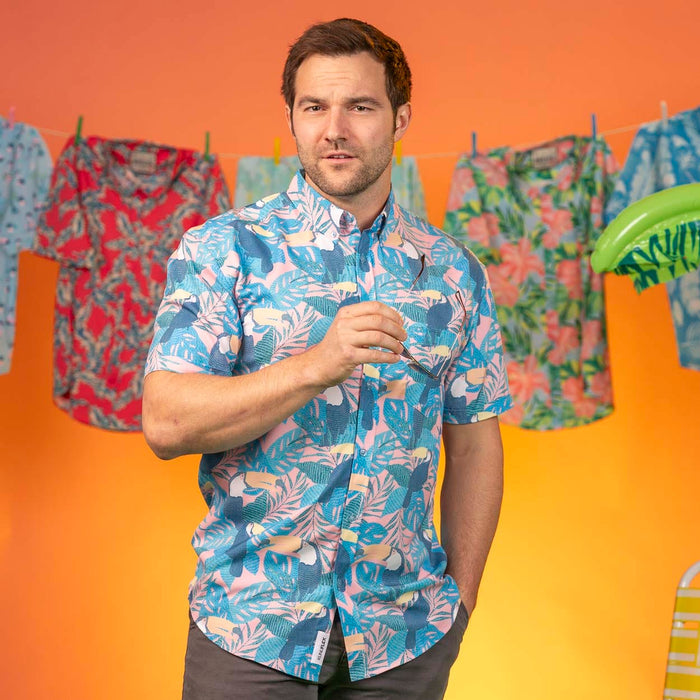 RSVLTS RSVLTS Short Sleeve Shirt Toucan Play – KUNUFLEX Short Sleeve Shirt