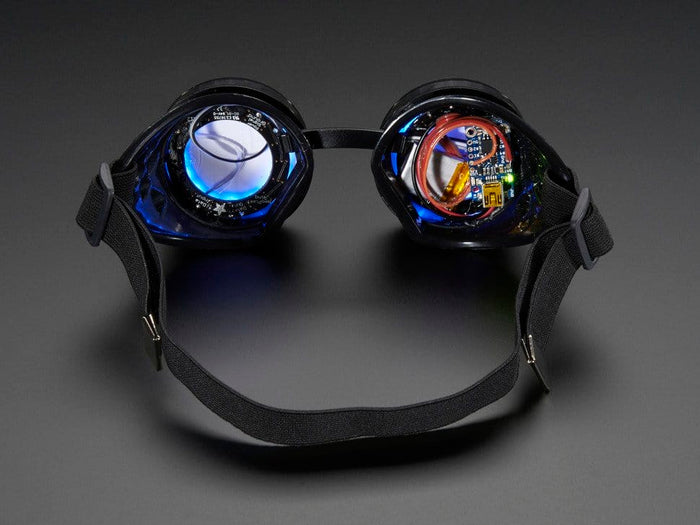 Trinket M0 Powered NeoPixel Goggle Kit Pack [discontinued] by Adafruit - The Pi Hut