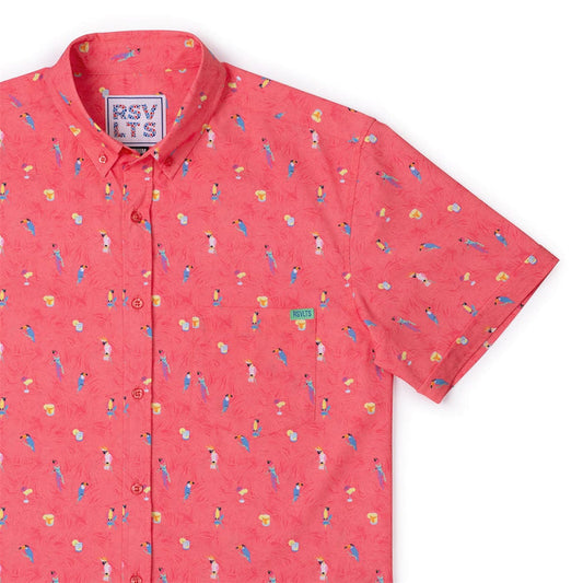 RSVLTS L RSVLTS Tropical Flocktails _ KUNUFLEX Short Sleeve Shirt