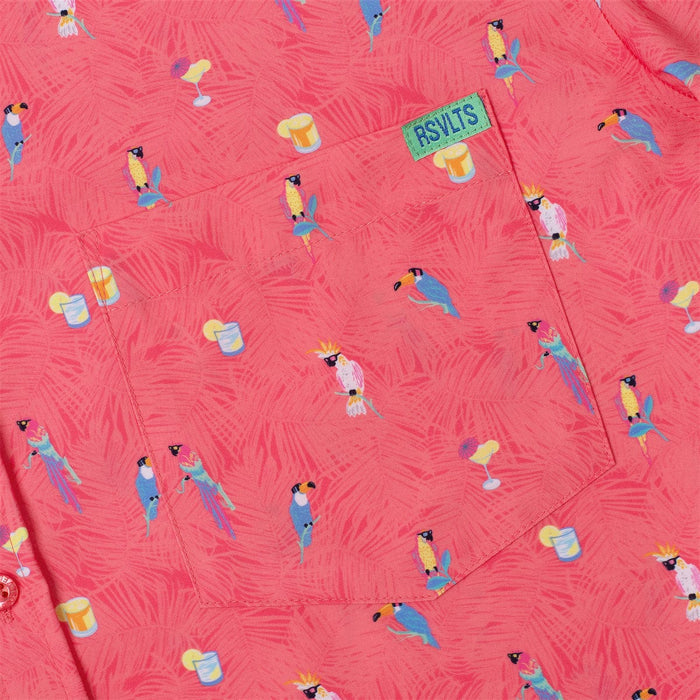 RSVLTS RSVLTS Tropical Flocktails _ KUNUFLEX Short Sleeve Shirt