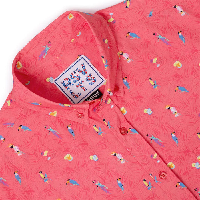 RSVLTS RSVLTS Tropical Flocktails _ KUNUFLEX Short Sleeve Shirt