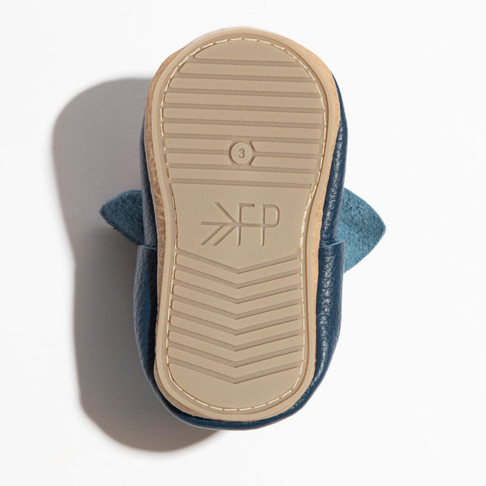 True Navy Knotted Bow Mocc Knotted Bow Mocc Soft Sole