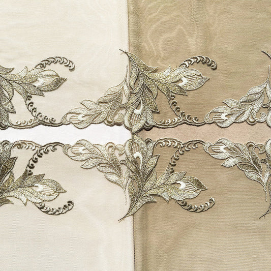 Tulle Lace #351 - Plumage 7.5"
