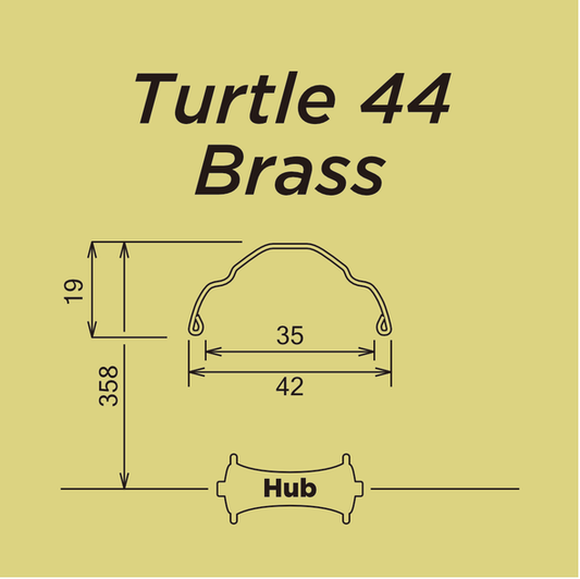Turtle 44 Brass