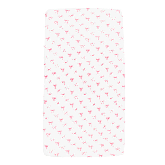 Twin Sheet in Bow on mattress