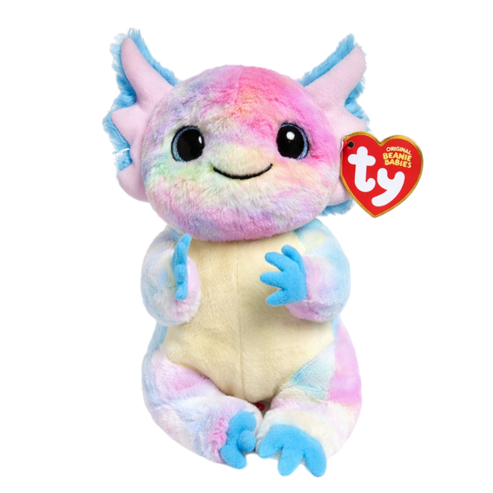 Ty Beanie Bellies 8 Inch Loxie the Pastel Axolotl Plush Toy