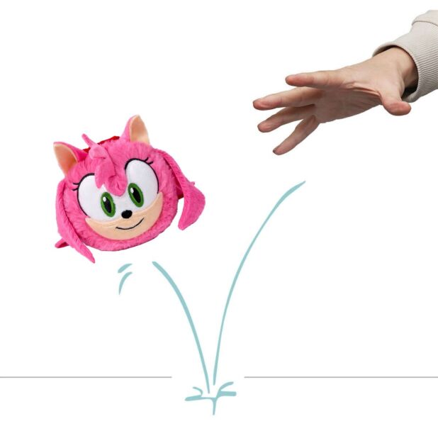 Ty Beanie Bouncers 4 Inch SEGA Amy Rose Plush Toy