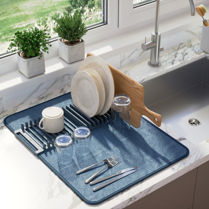 Udry Dish Drying Rack w/Mat - More Options