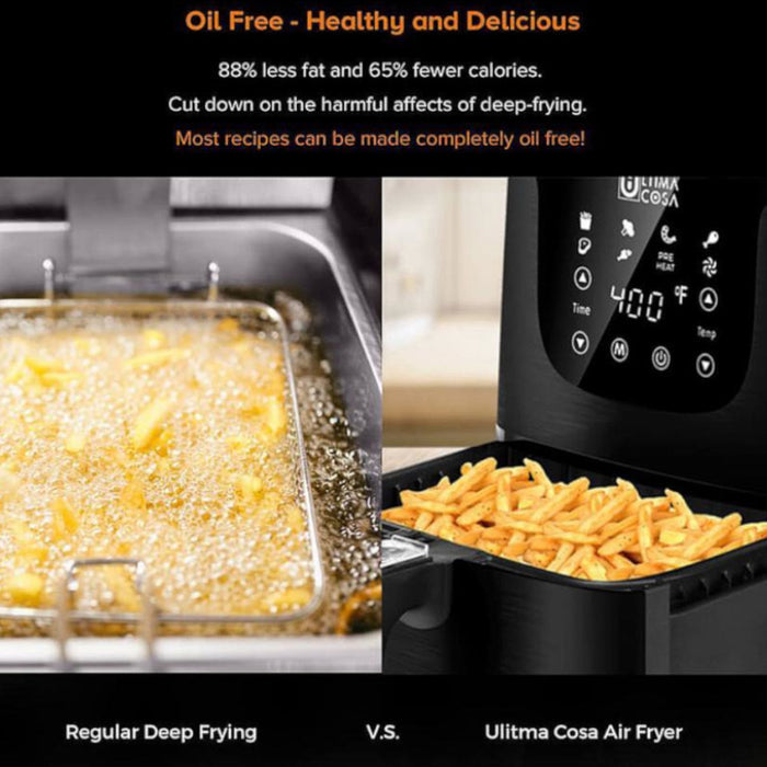 ULTIMA COSA BLACK Presto Luxe Plus Air Fryer 5L - TXGS-5T1