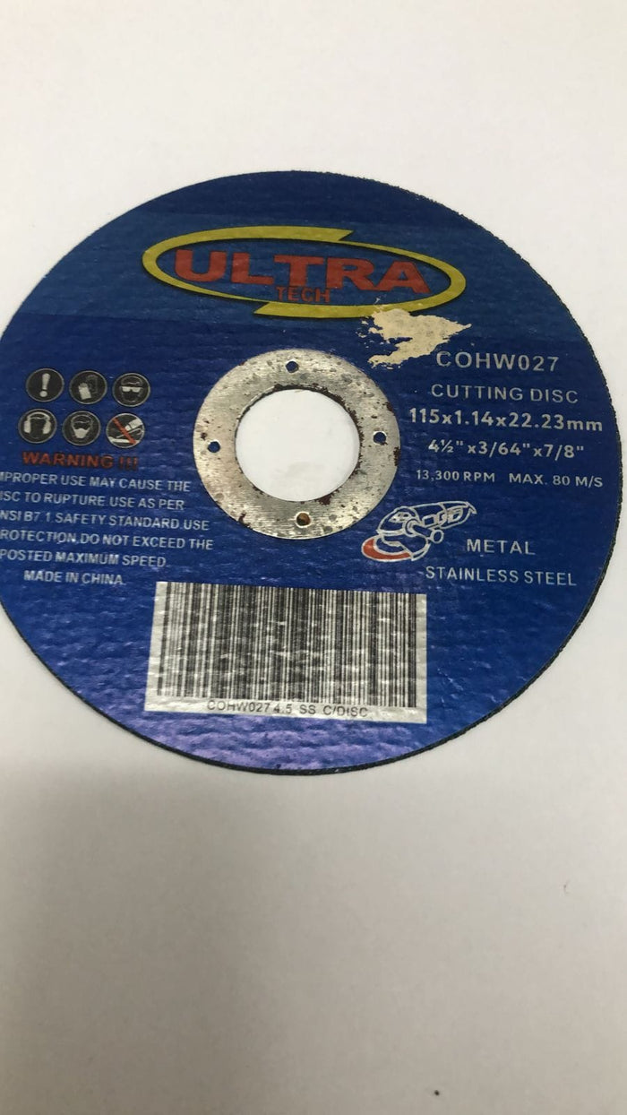 Ultra Cutting Disc,  Blade for Extra Fine Cutting Metal - COWH027/8 MEGA