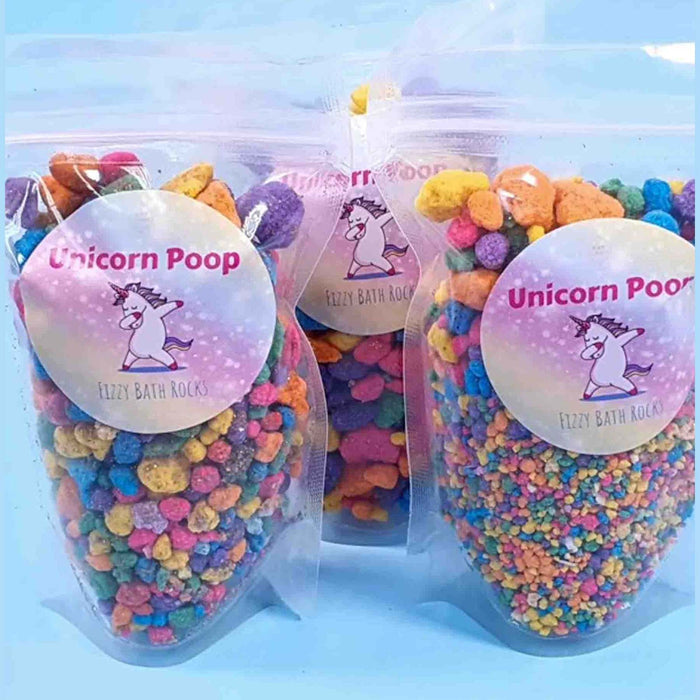Unicorn Poop Fizzy Bath Rocks