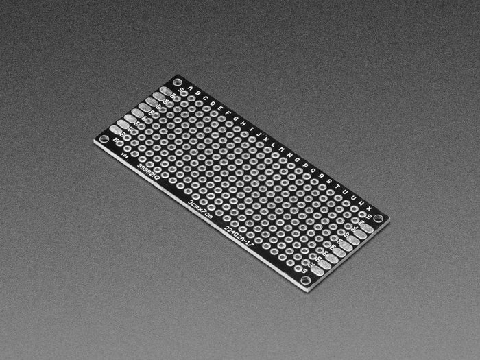Universal Proto-board PCBs 3cm x 7cm - 3 Pack by The Pi Hut - The Pi Hut