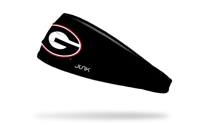 University of Georgia: Logo Black Big Bang Lite Headband - View 1
