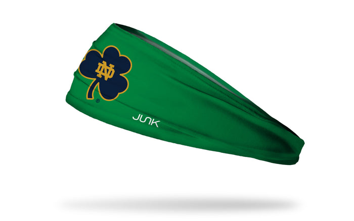 University of Notre Dame: Shamrock Green Big Bang Lite Headband - View 1