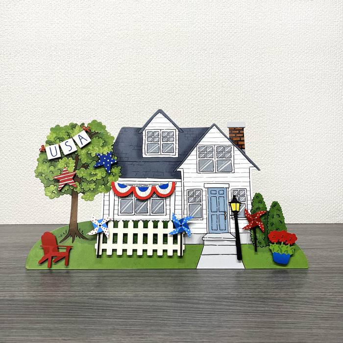 USA Banner w/ Star Magnets S/3 (3.5"w)
