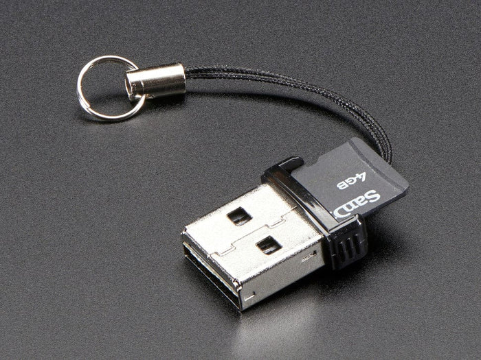 USB MicroSD Card Reader/Writer - microSD / microSDHC / microSDXC by The Pi Hut - The Pi Hut