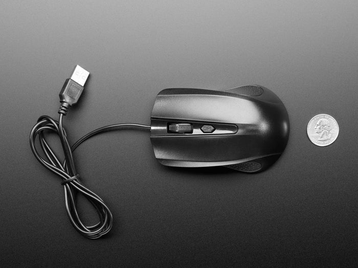 USB Wired Mouse - Two Buttons plus Wheel [Discontinued] by The Pi Hut - The Pi Hut