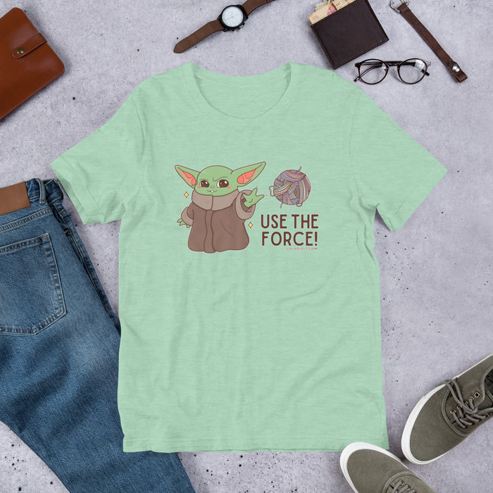 USE THE FORCE - Unisex t-shirt (light colors)