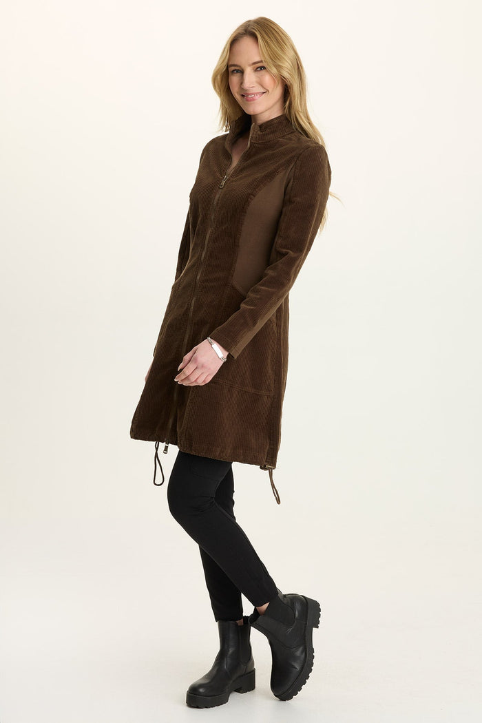 Wearables Uzma Corduroy Jacket-Dress
