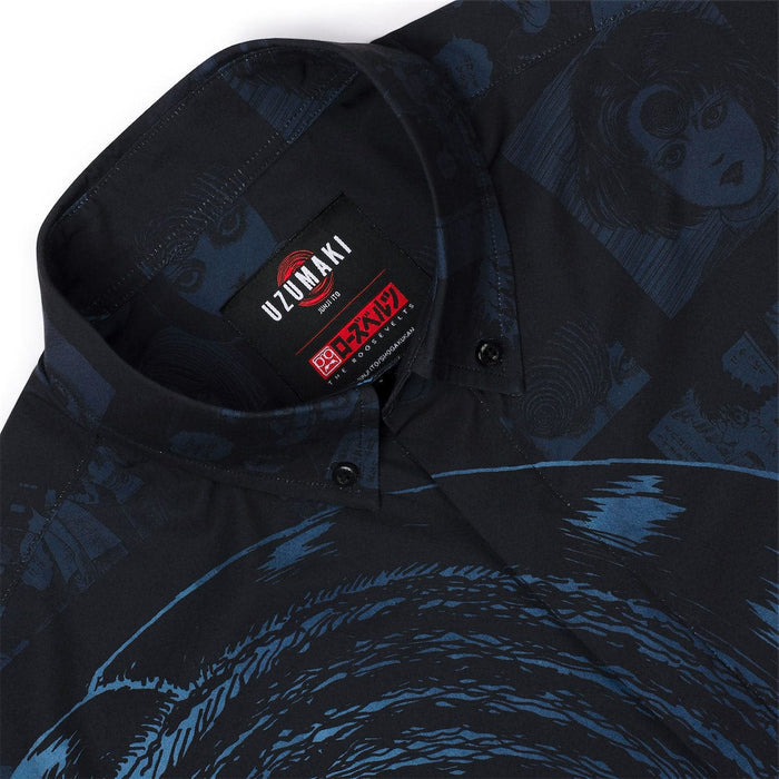 RSVLTS Uzumaki Junji Short Sleeve Shirt Uzumaki Junji "Irresistable Pull" – KUNUFLEX Short Sleeve Shirt Uzumaki Junji "Irresistable Pull" – KUNUFLEX Short Sleeve Shirt