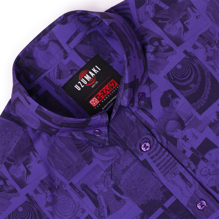 RSVLTS Uzumaki Junji Short Sleeve Shirt Uzumaki Junji  "The Curse" – KUNUFLEX Short Sleeve Shirt Uzumaki Junji  "The Curse" – KUNUFLEX Short Sleeve Shirt