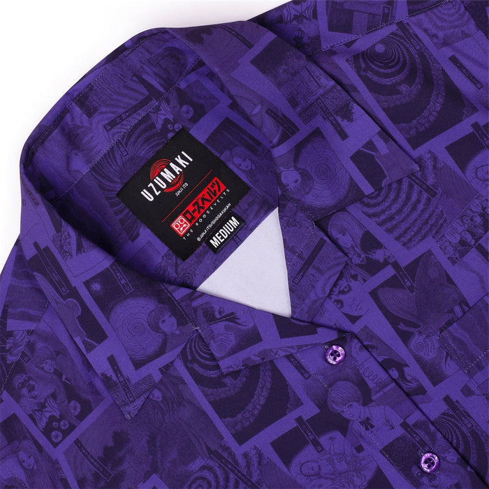 RSVLTS Uzumaki Junji Women's Short Sleeve Shirt Uzumaki Junji  "The Curse" – Women's KUNUFLEX Short Sleeve Shirt Uzumaki Junji  "The Curse" – Women's KUNUFLEX Short Sleeve Shirt
