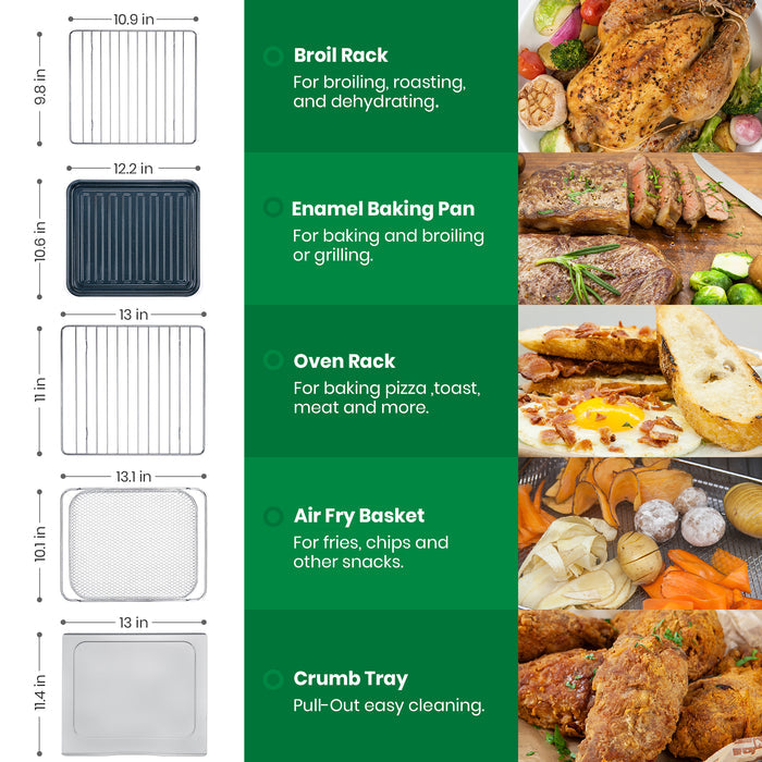 VAL CUCINA - Oven WIRE RACK, COMPATIBLE WITH TA-25C  VCO25RIB AIR FRYER OVEN