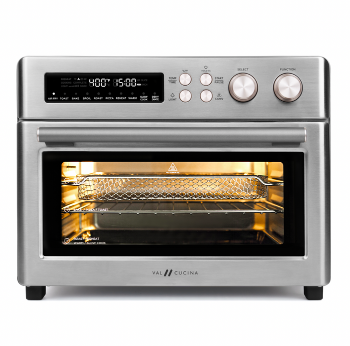 VAL CUCINA 10-in-1 Multifunction Stainless Steel Air Fryer Oven