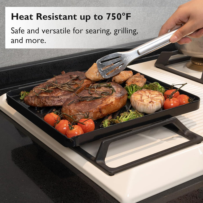 Val Cucina-Reversible Grill & Griddle Plate