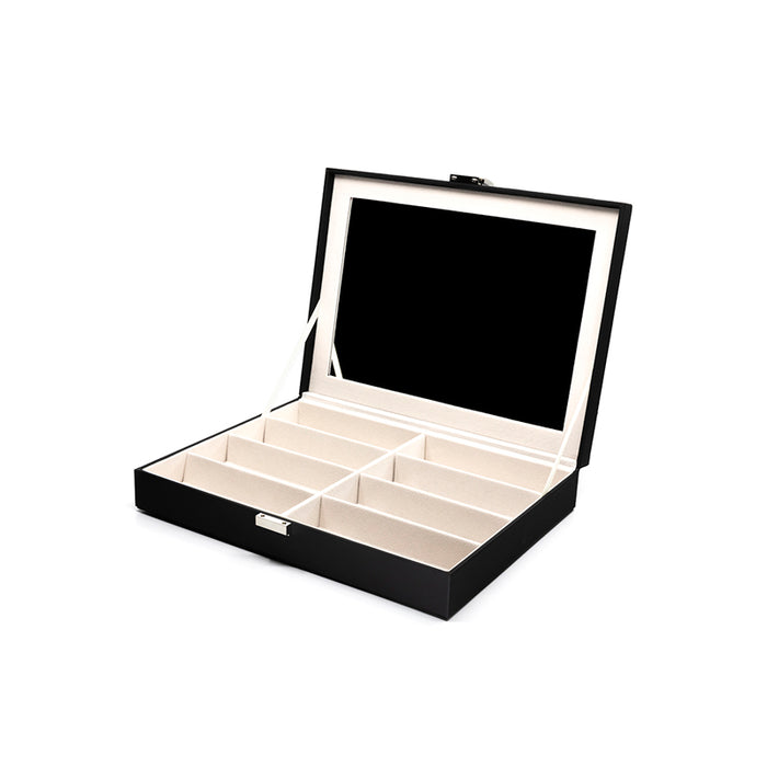VANITY CASE - 8 PAIR + BLACK