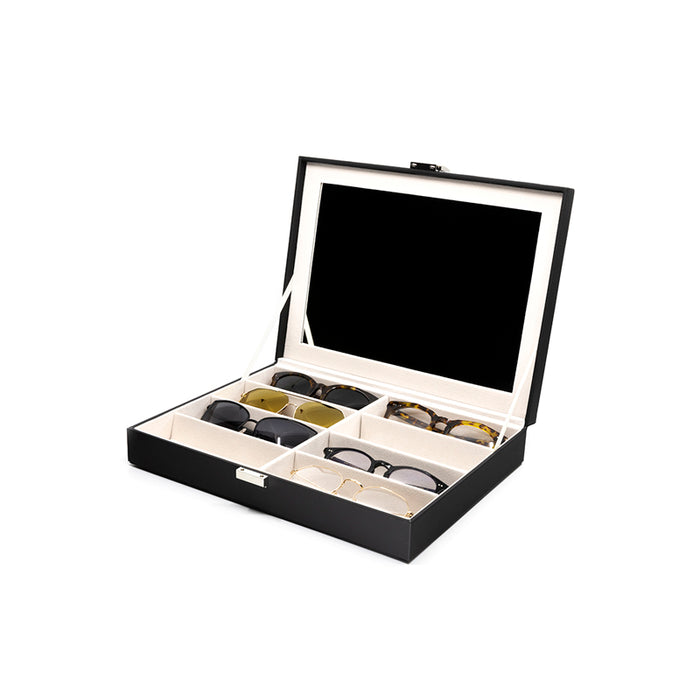 VANITY CASE - 8 PAIR + BLACK